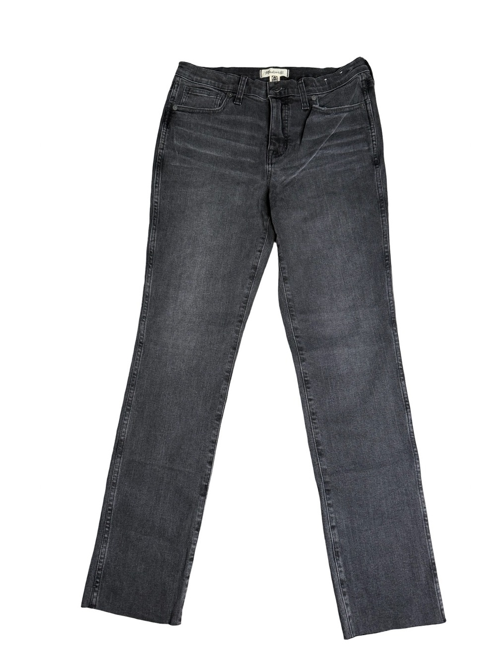 Madewell Mid-Rise Stovepipe Grey Straight-Leg Jeans Sz. 29
